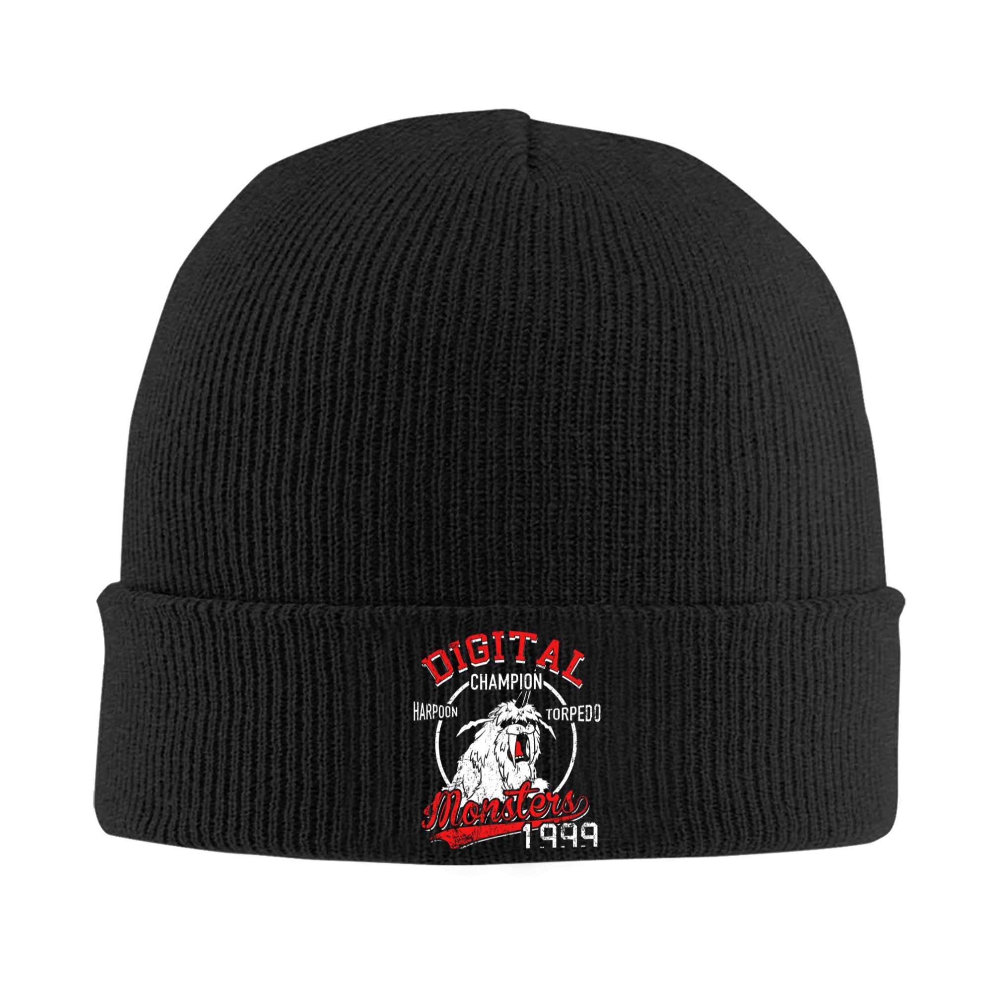 Beanie Cuffed Knit - Harpon Torpedo Digital Monster Digimon Rib