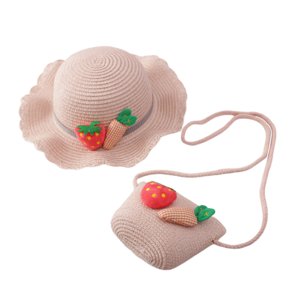 1Set Kids Straw Sun Protection - Sun Hat Wide Brim review and price