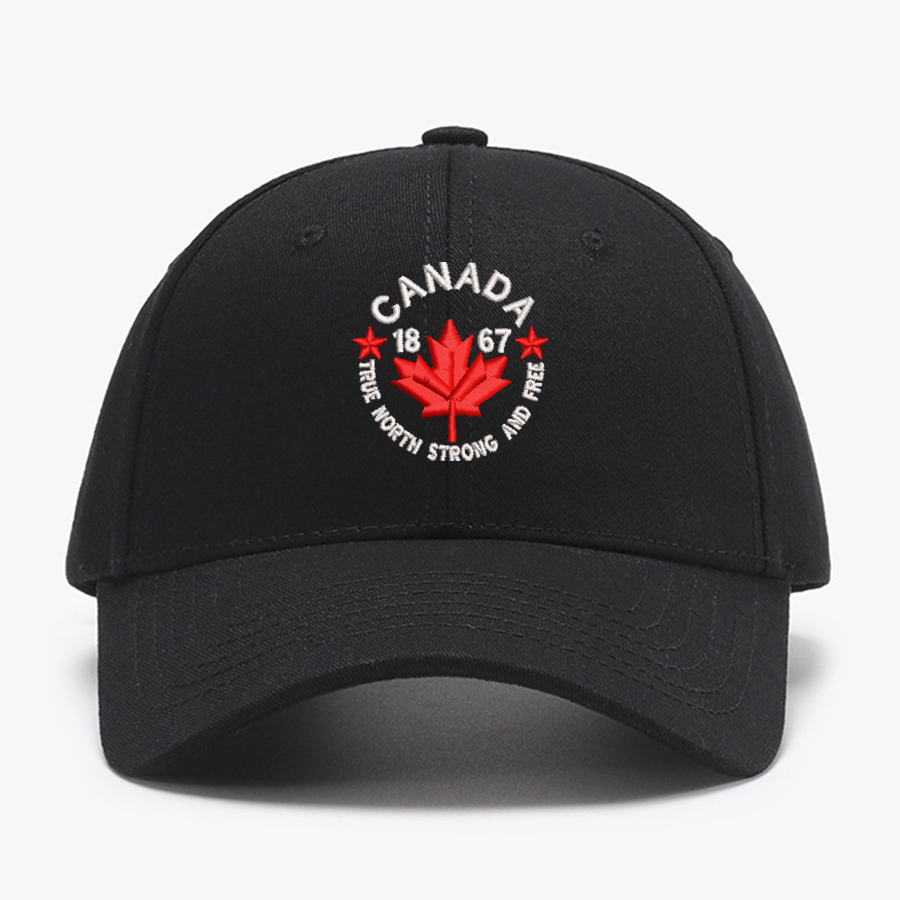 Embroidered Canada True North  - Baseball Cap Structured review and price
