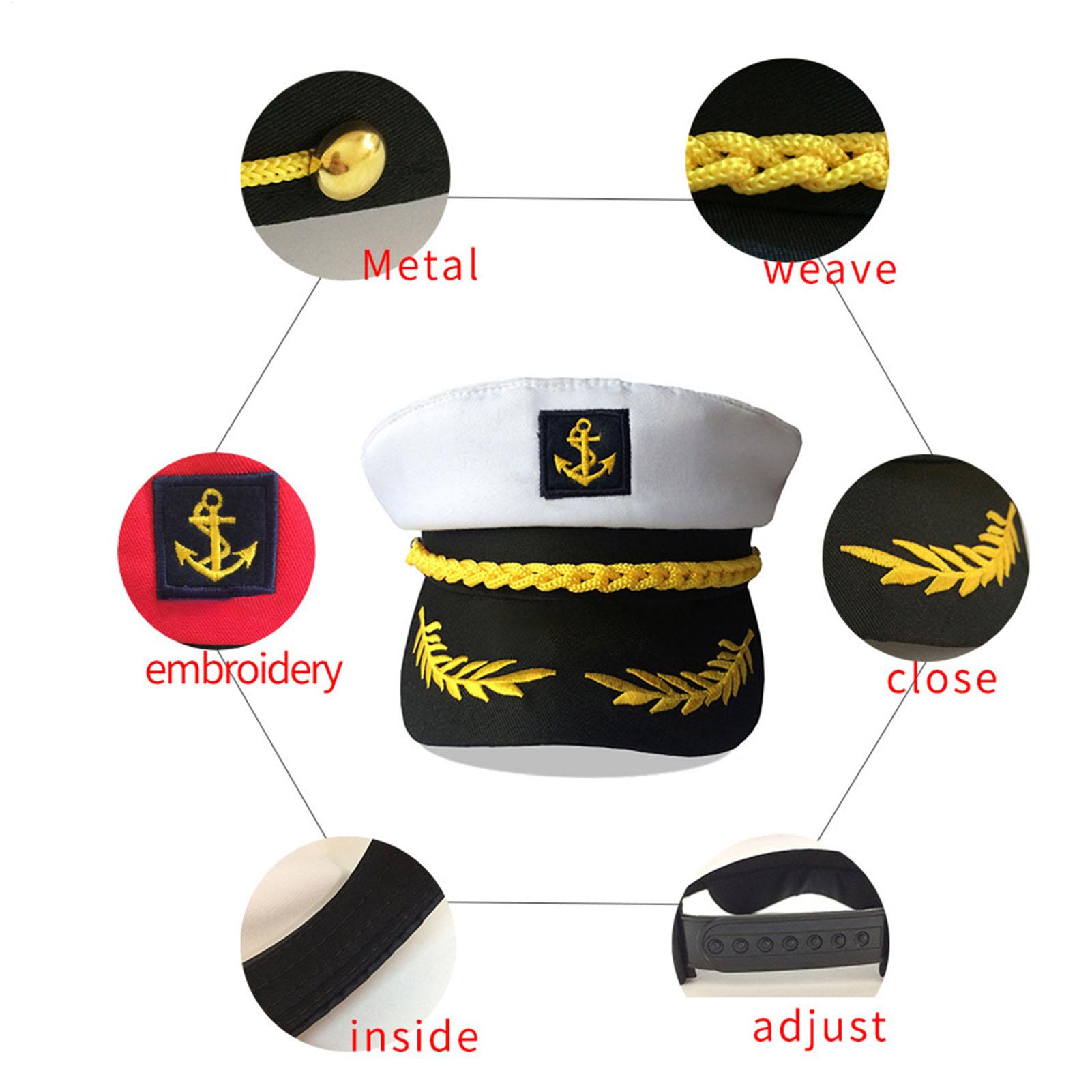 1pc Adult Yacht-Sailor Captain - Snapback Hat Flat review and price